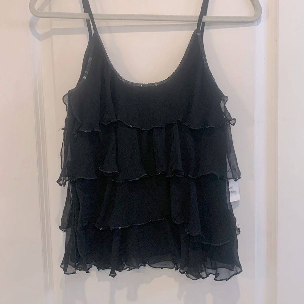 Vermani Ruffled Tank - NWT